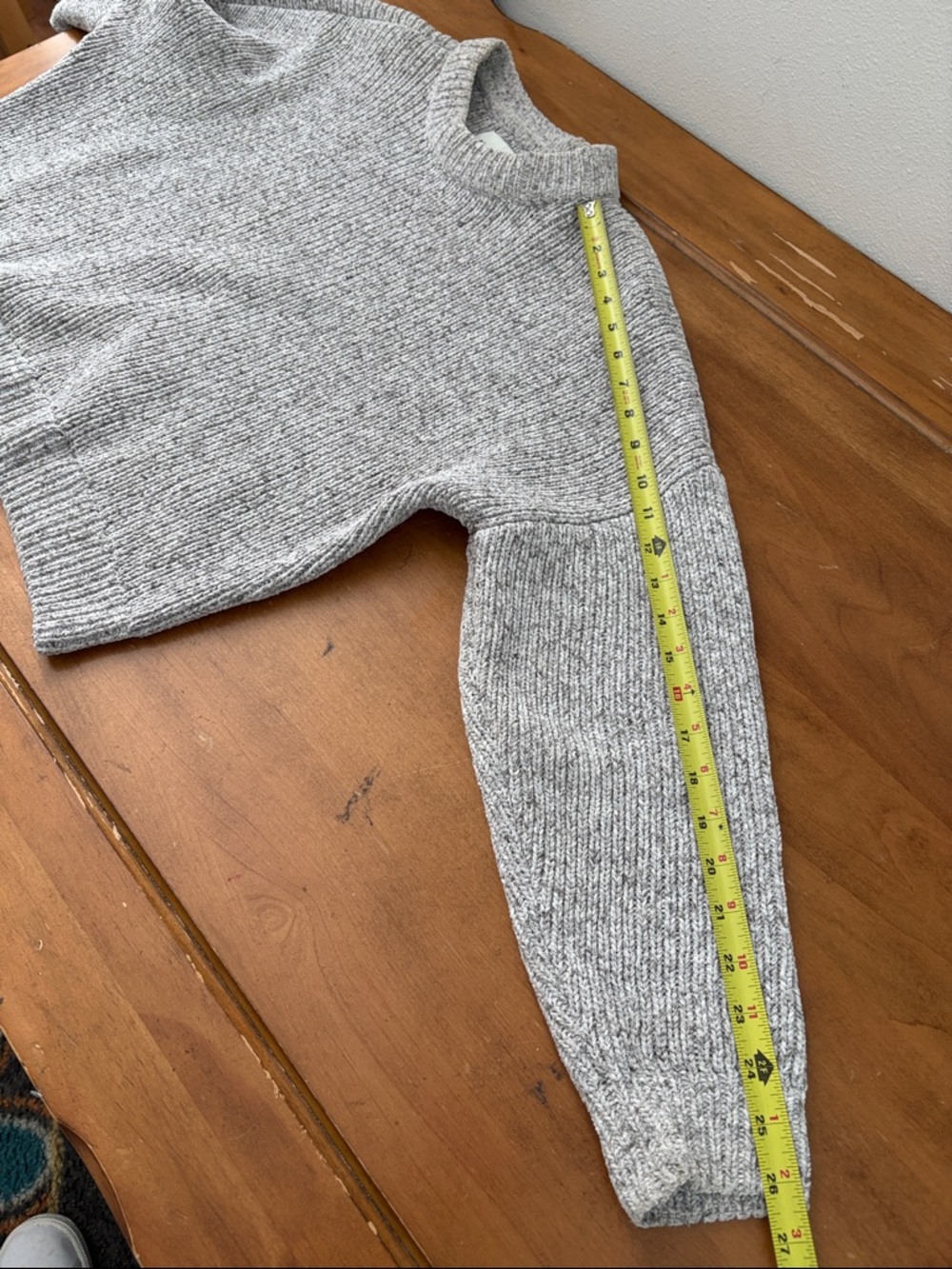 Abercrombie & Fitch Neutral Taupe Crewneck Sweater Size Small - Picture 7 of 12